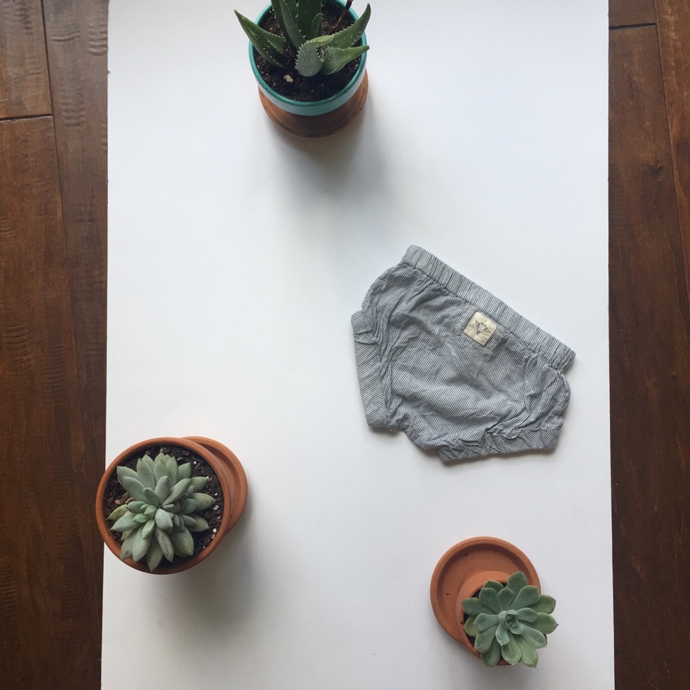 Grey Striped Billie Blooms ages 6-9 months